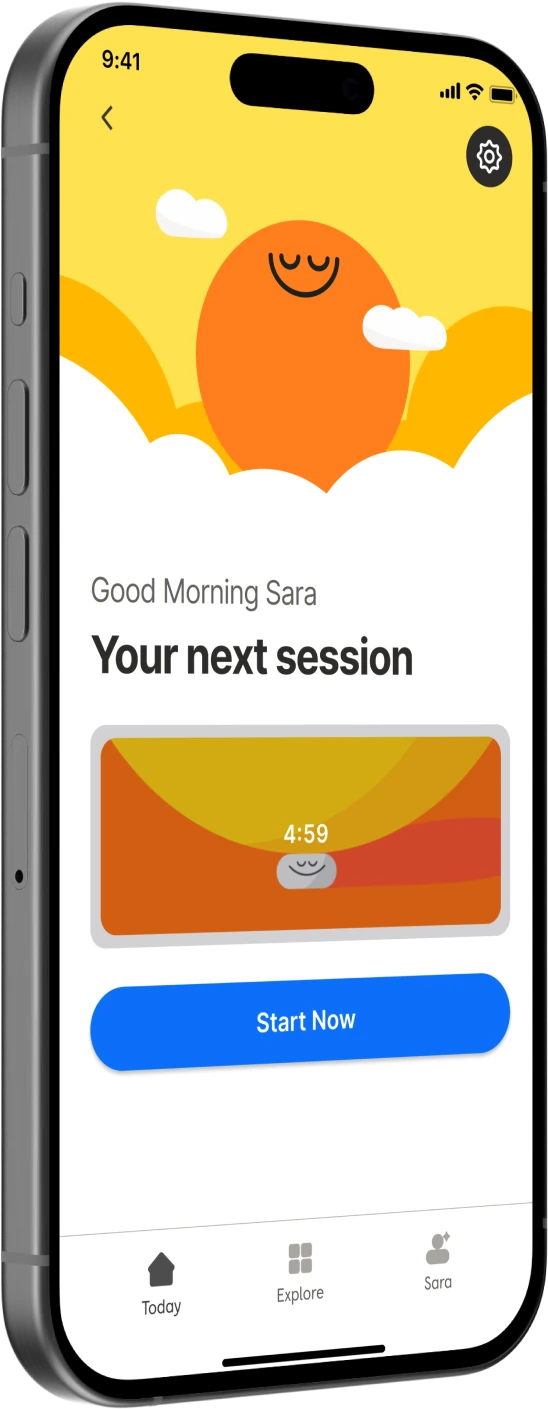 Homepage V2 : « Your next session »